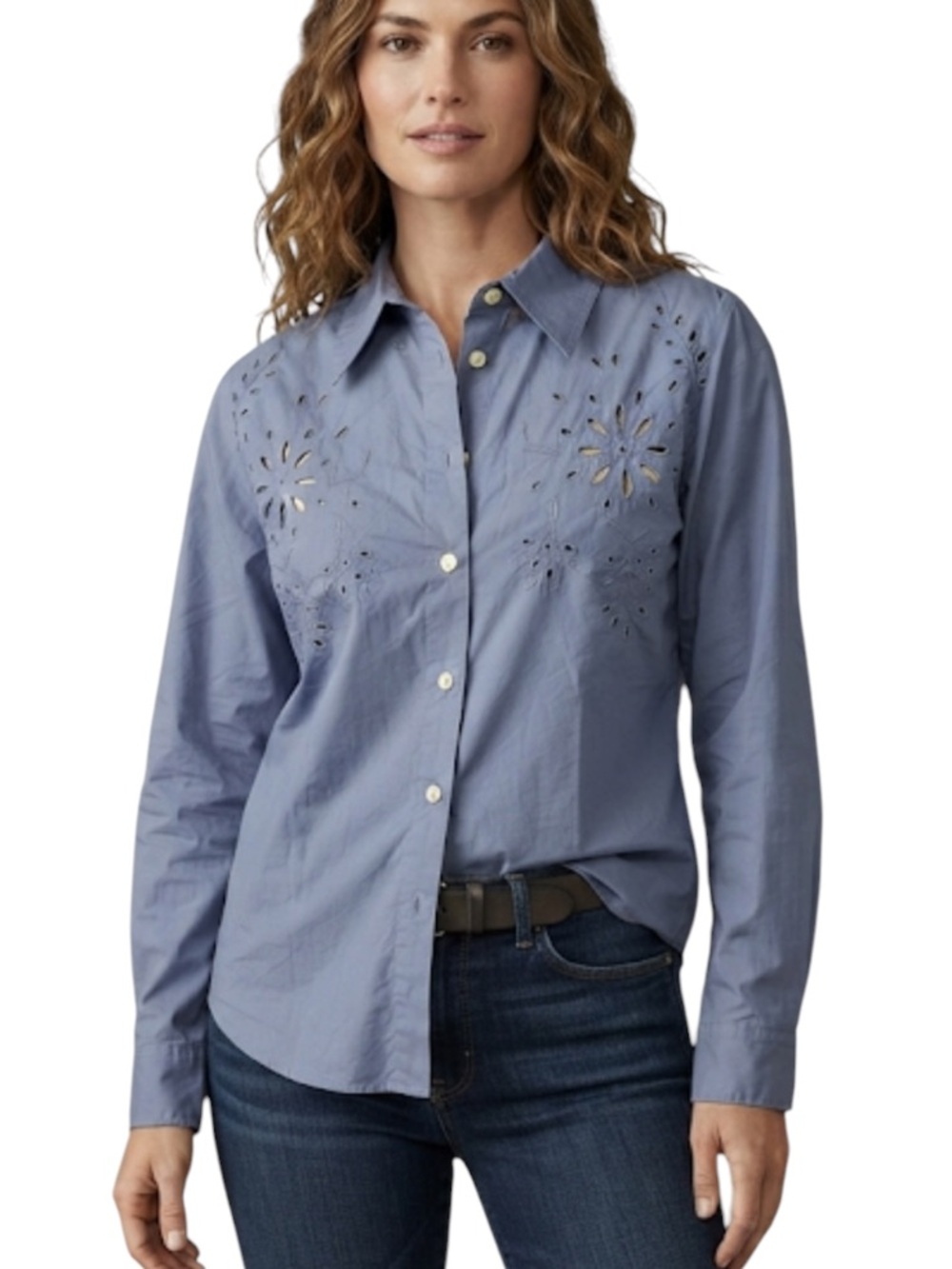 Rafaella Blue Garment blue blouse size 22W new with tag